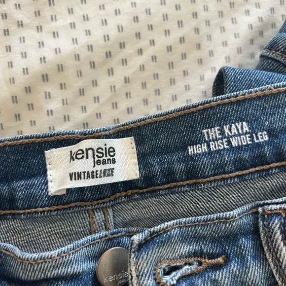 Kensie Jeans “The Kaya” Vintage Luxe High Rise Wide Leg – Size 8/29 - Picture 6 of 6